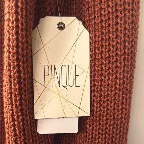 Rust Open-Front Cardigan - Picture 3 of 4